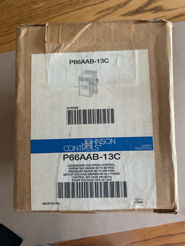 Johnson controls p66aab 13c - controls, p66aab-13c